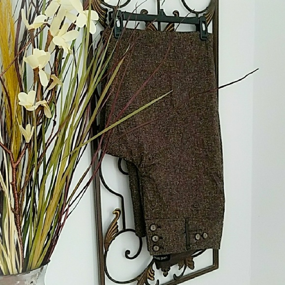 Lane Bryant Pants - LANE BRYANT Wide Leg Pants brown tweed size 16